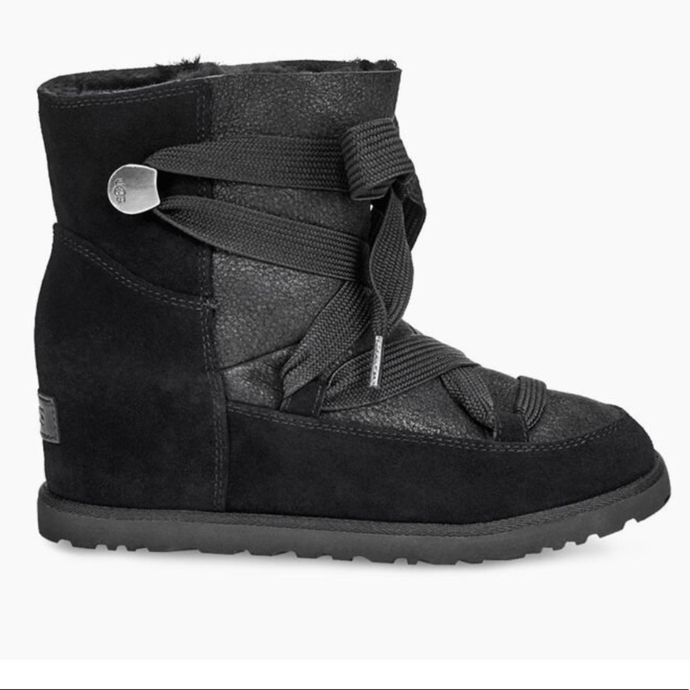 UGG CLASSIC FEMME LACE-UP BOOTS - Picture 2 of 8